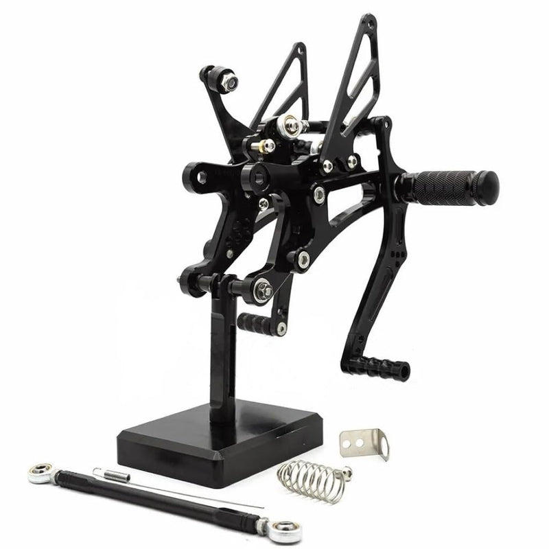 Estriberas Retrasadas Pedal reposapiés ajustables YZF R1 2004 2005 2006