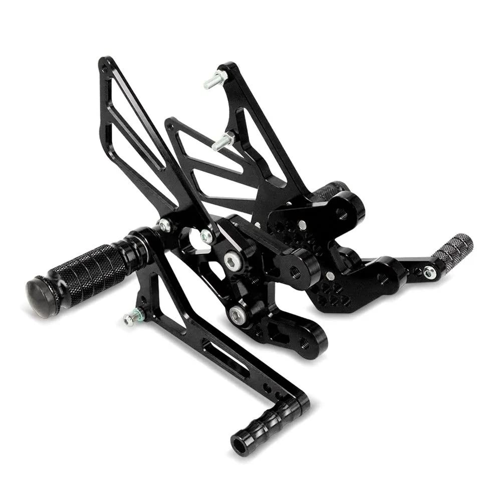 Estriberas Retrasadas Pedal reposapiés ajustables Suzuki Gsxr600 750 1000 1996-2005 V650S 1999-2012